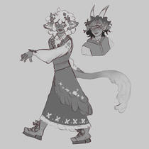 Sketched Full Body (uncolored)